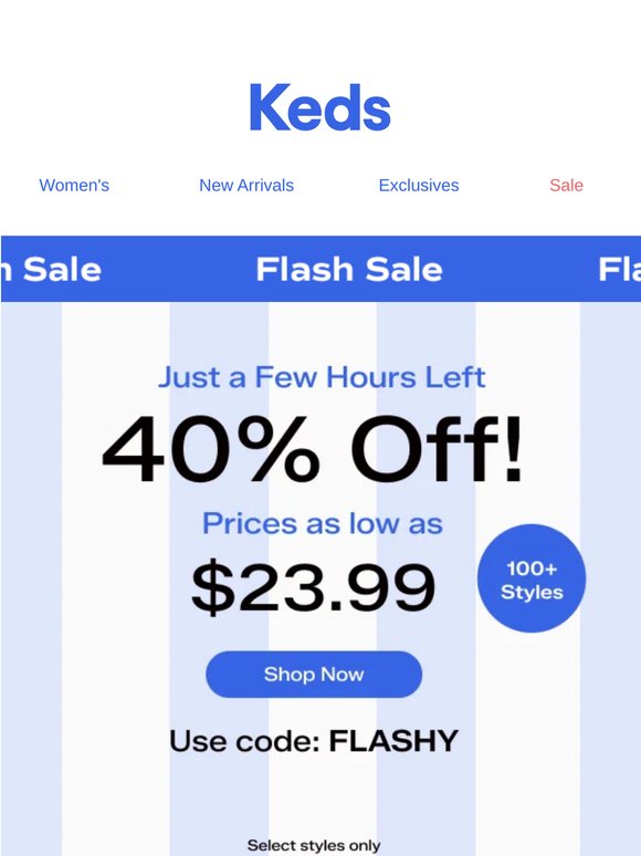 Hurry, 40% OFF ends in hours!