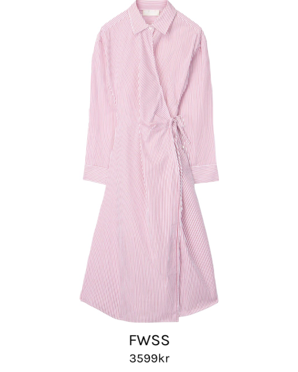 Image of Wrap Shirt Dress