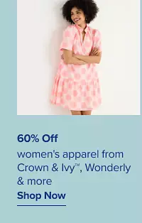 60% off womens apparel from Crown and Ivy, Kim Rogers and more. Shop now.