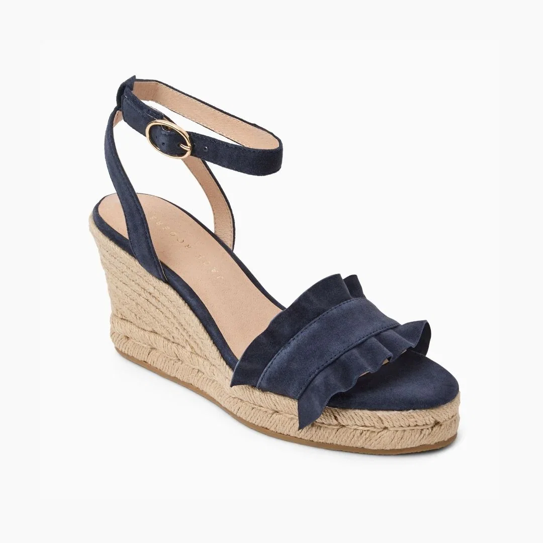 Image of Rozette Ruffle Wedge