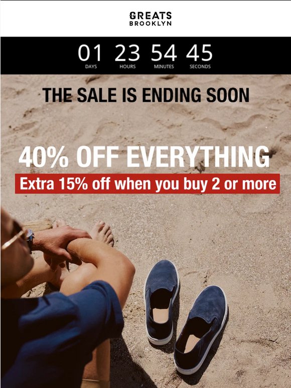 Almost Gone: 40% Off Sitewide