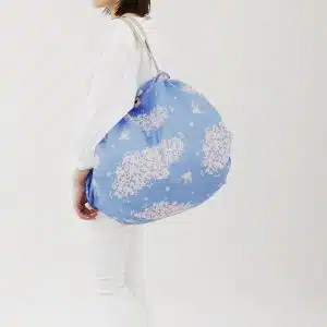 Shupatto Shopper Einkaufstasche L „Hana Ni Tori“ – Faltbare Japan Eco Bag
