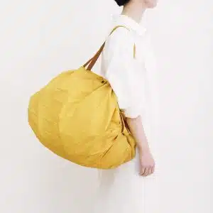 Shupatto Shopper Einkaufstasche L „Mustard Karashi“ – Faltbare Japan Eco Bag