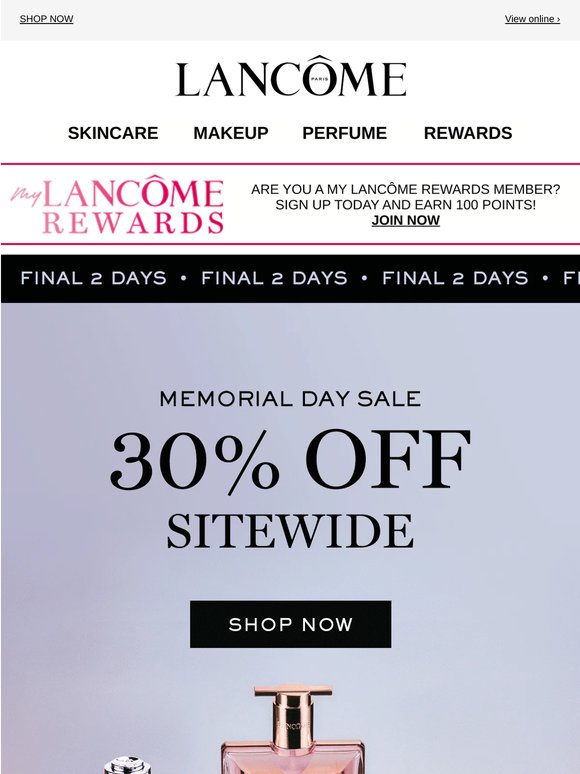 30% OFF Sitewide Ends Tomorrow! 🚨