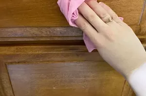 The secret to getting freshly painted cabinets that are totally brushstroke-free