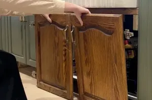 The super-smart reason this Hometalker took her under-sink cabinet doors completely off (worth it!)