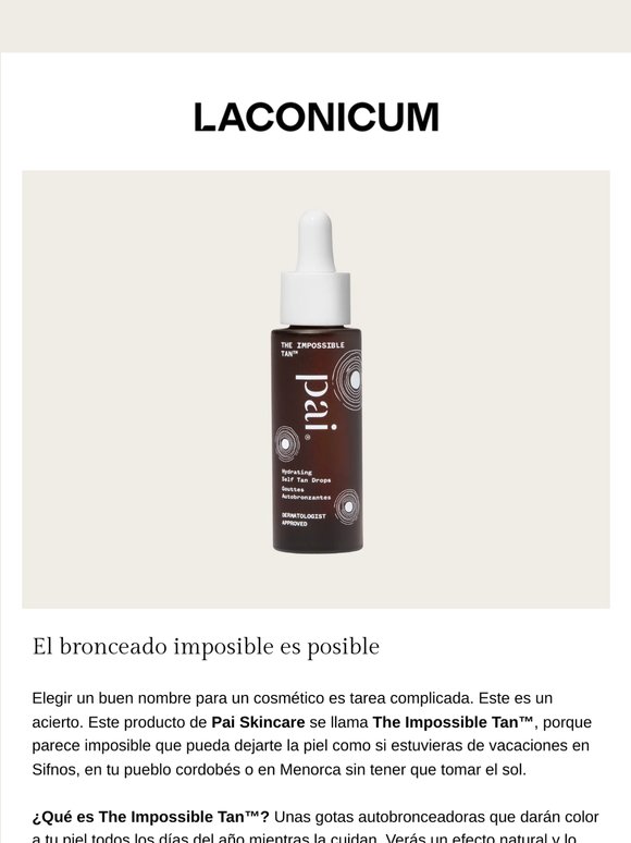El bronceado imposible es posible