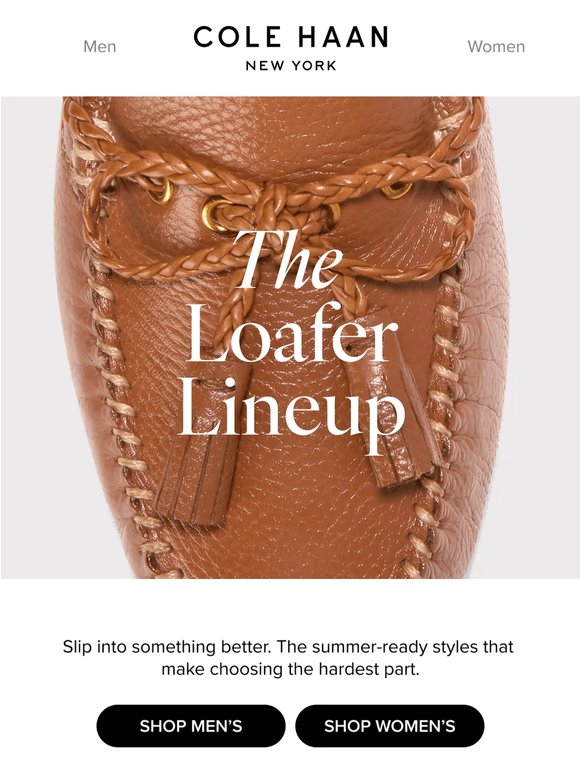Consider yourself a loafer person now