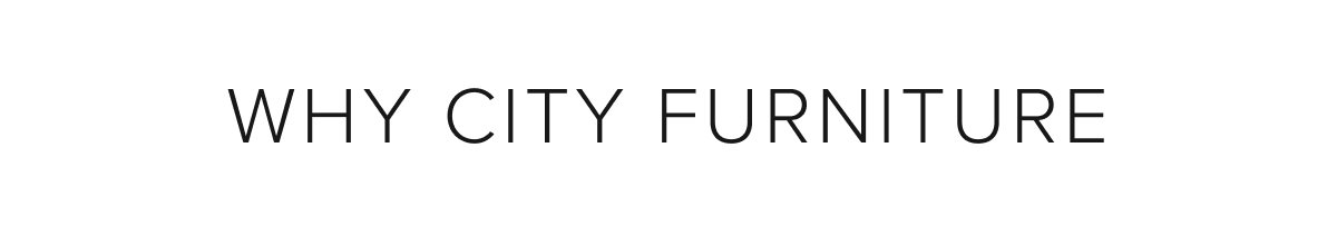 Why city furniture