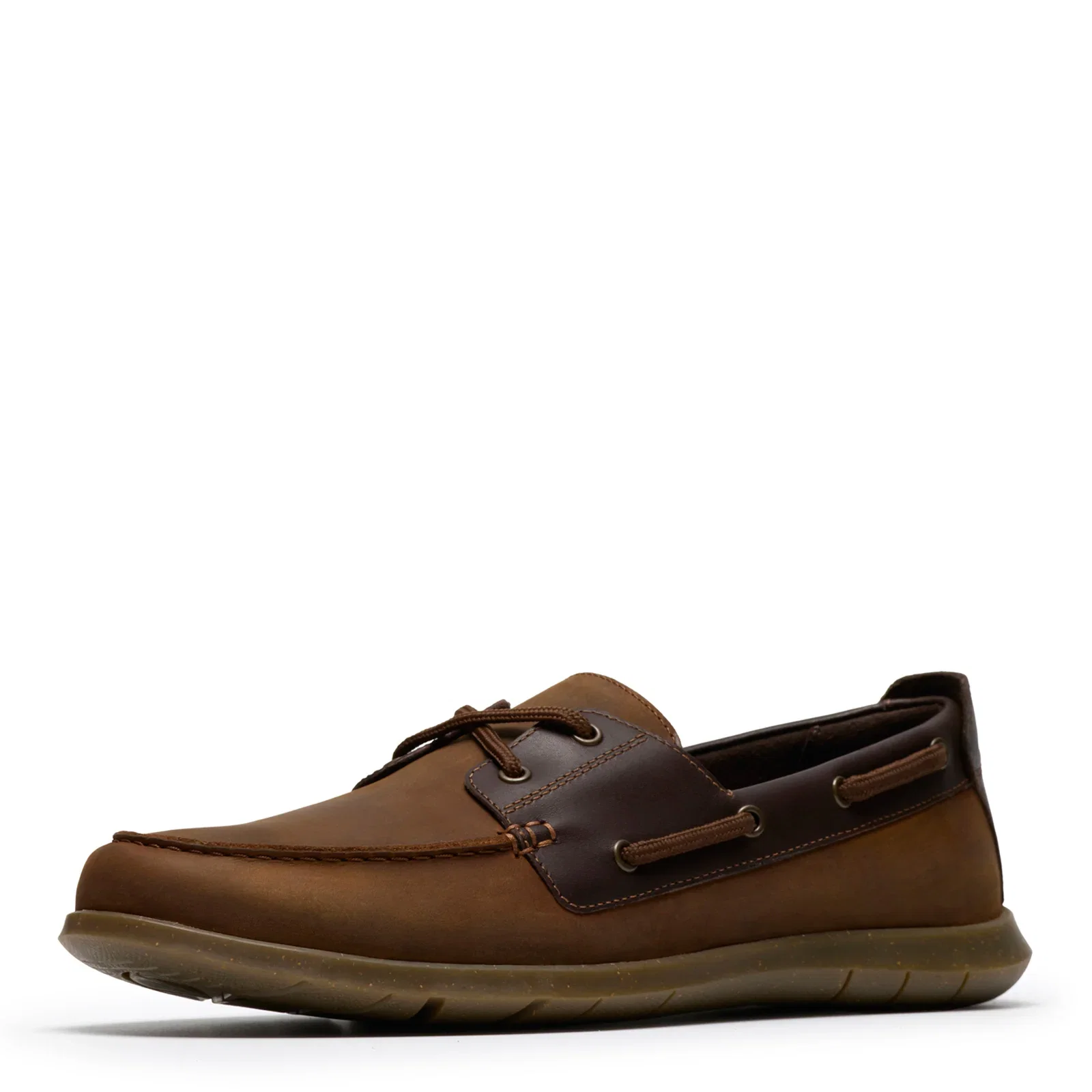 Image of Men's Clarks, Flexway 2-Eye Boat Shoe