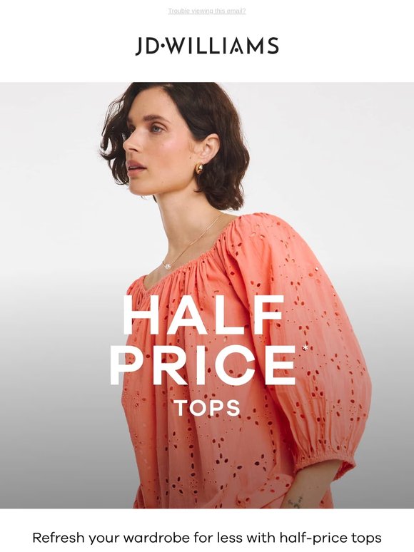 HALF PRICE tops you'll 🩷