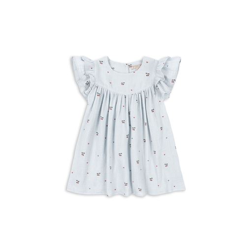 Coco Kjole, Cherry Blue Coeur, 98 cm