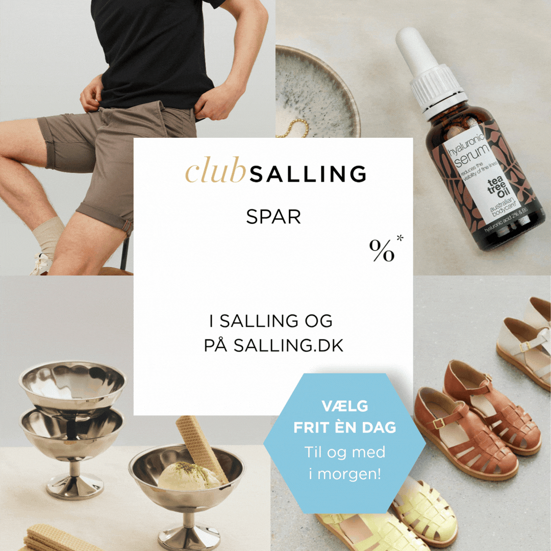 Spar 25-30% i Salling og på salling.dk