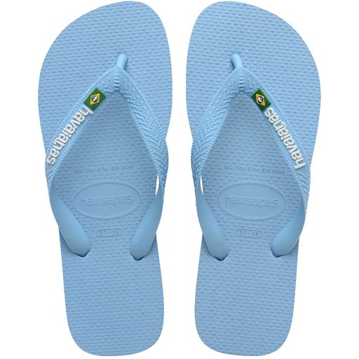 Brazil Logo Sandaler, Blue Lavender/White, 35/36