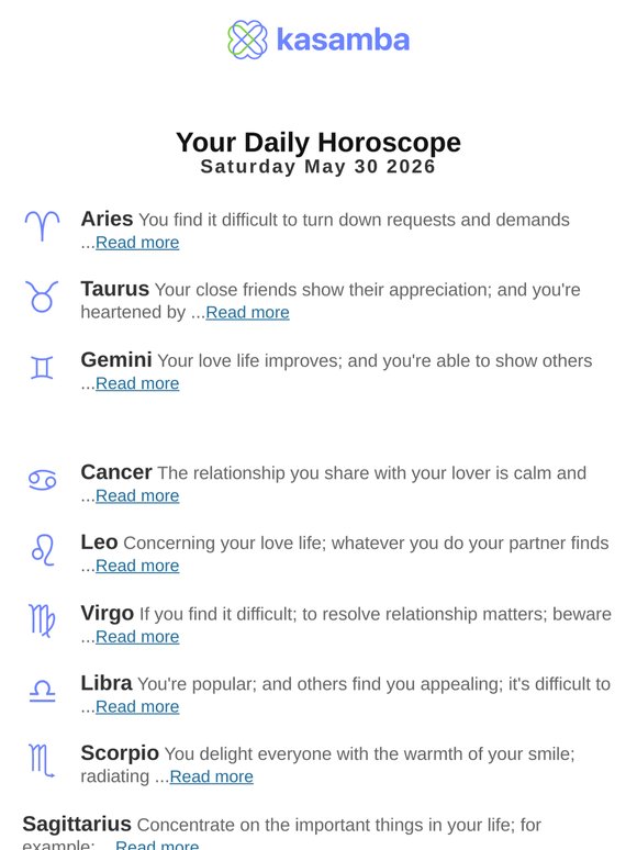 Your Zodiac Daily Forecast 🌟