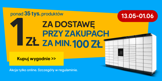 Dostawa za 1 zł