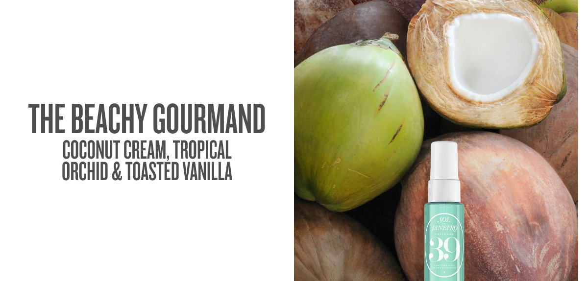 The Beachy Gourmand Coconut Cream, Tropical Orchid & Toasted Vanilla 