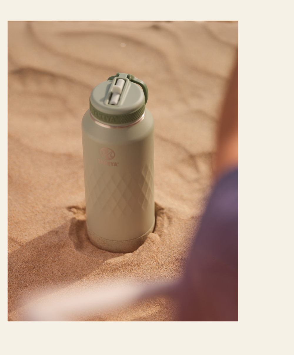 32oz Takeya Sport Water Bottle with Straw Lid - Eucalyptus