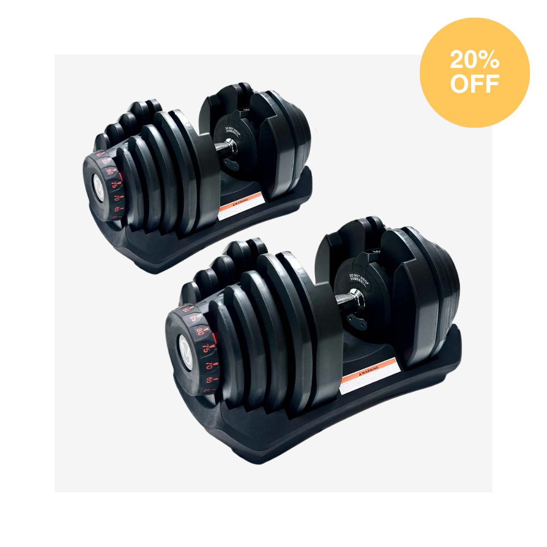 10-90 lbs adjustable dumbbell