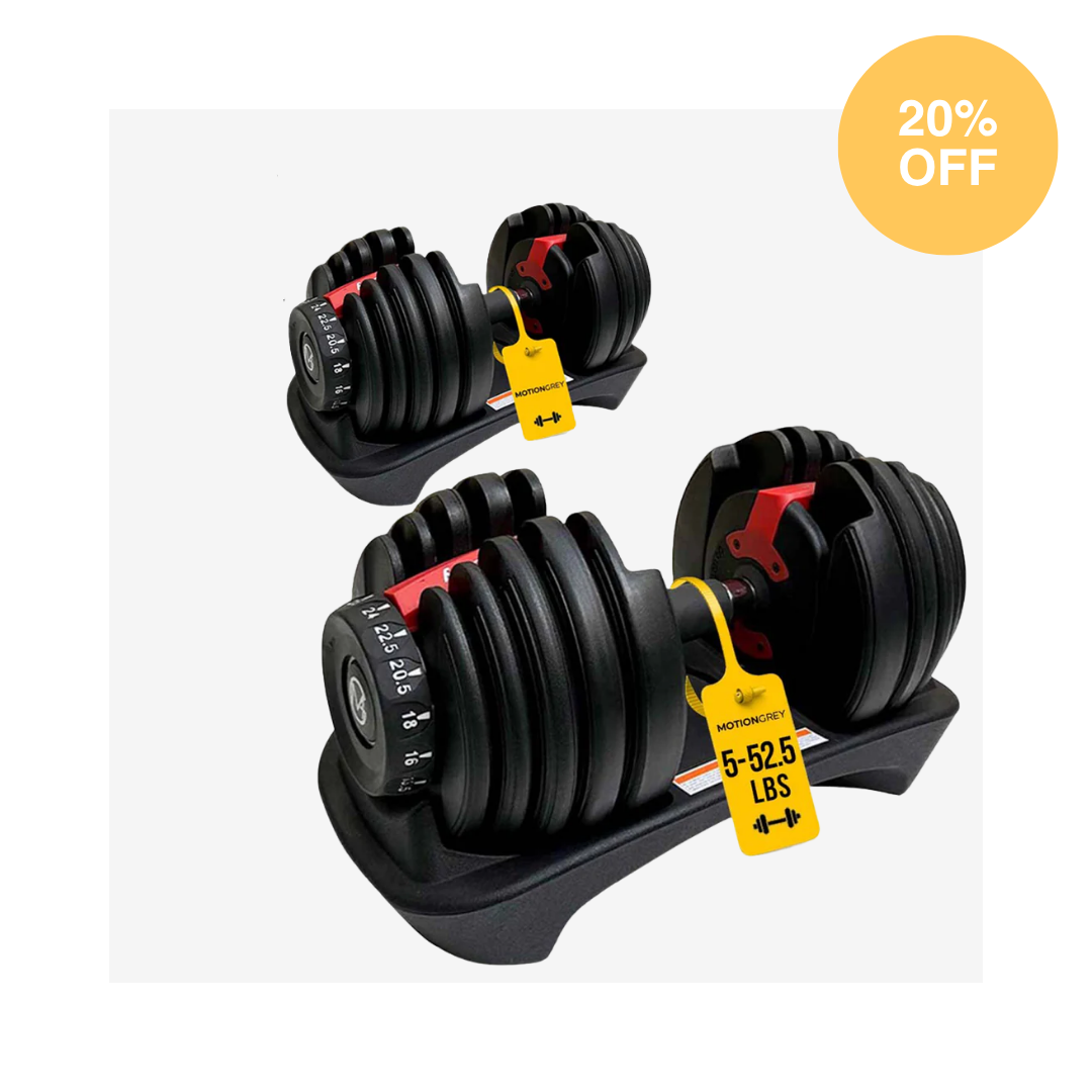 5-52lbs dumbbells
