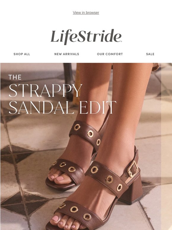 TRENDING NOW: Strappy summer sandals 😎