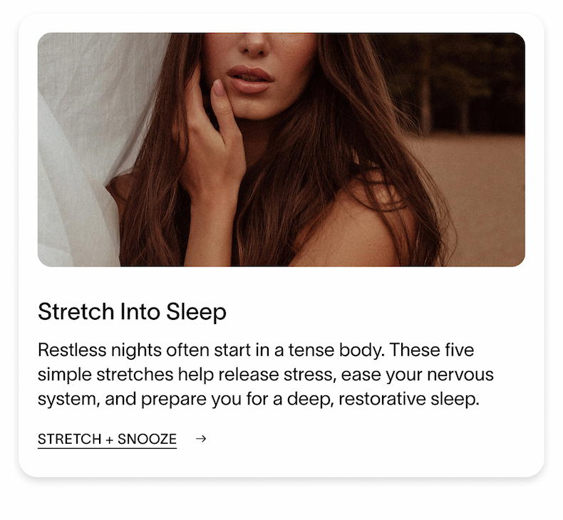 Stretch Into Sleep