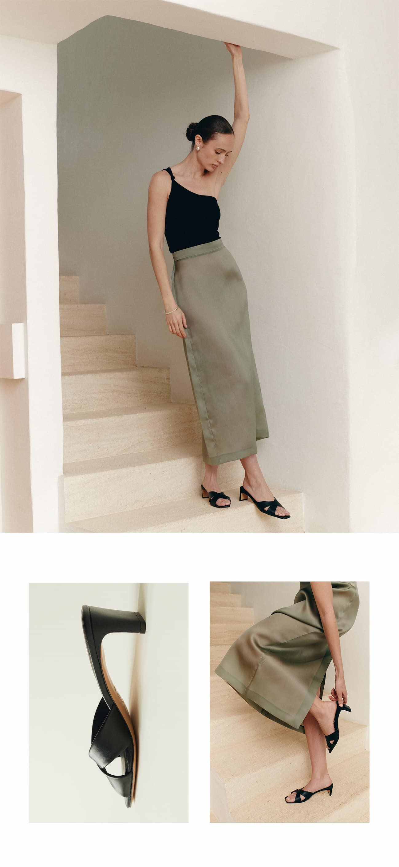 The Selene 50 in Black Nappa