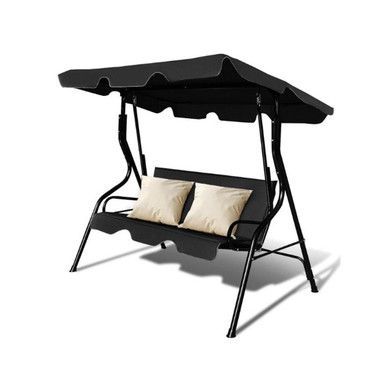 3-Seat Patio Canopy Glider Swing