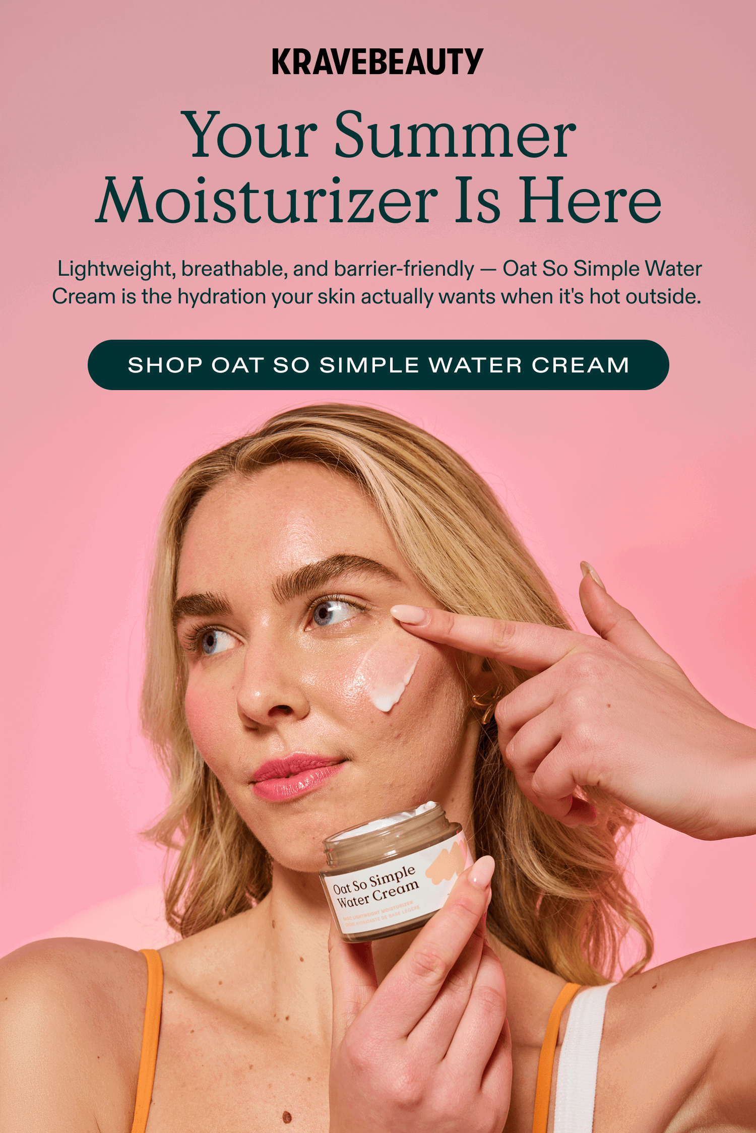 Your Summer Moisturizer is Here - Shop Oat So Simple Water Cream