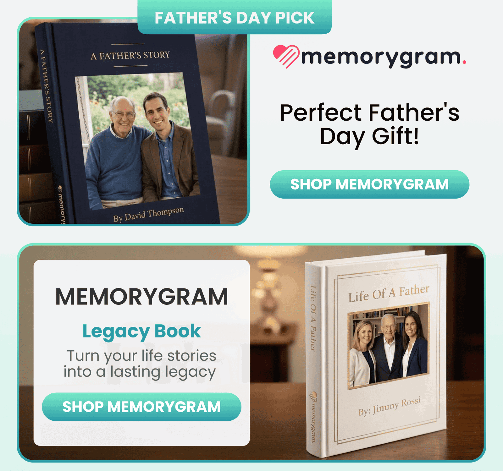 Memorygram Legacy Book/ Turn your life stories into a lasting legacy