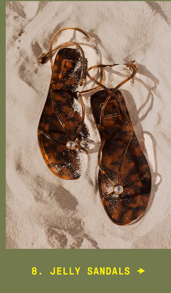 8. Jelly Sandals