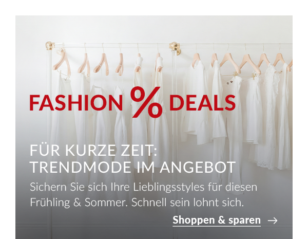 Fashion Deals mit Gutschein