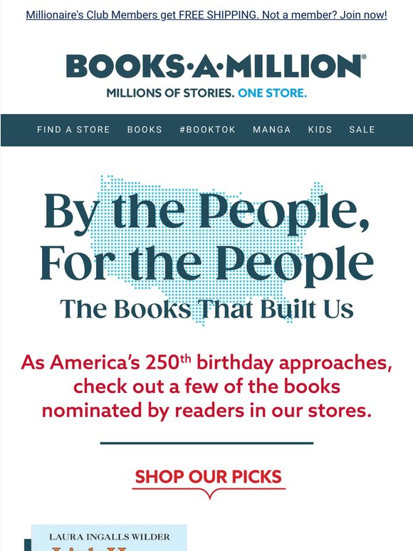 Your Fellow Readers Nominated These Books for America's Big Birthday