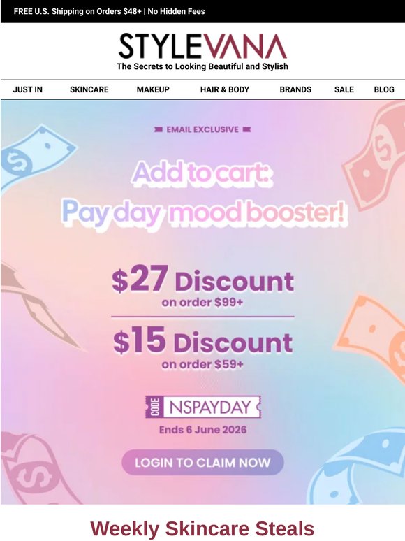 💸Payday? Say haul day!🛍️