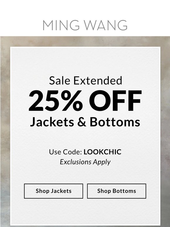 Sale Extended | Today Only