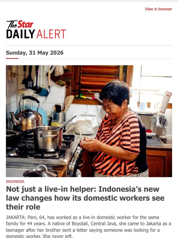 Not just a live-in helper: Indonesia’s new law changes how its domestic workers see their role