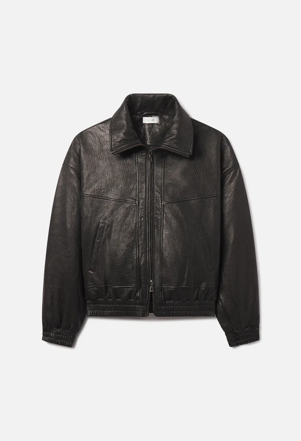 Image of Leather Lautner Jacket / Black
