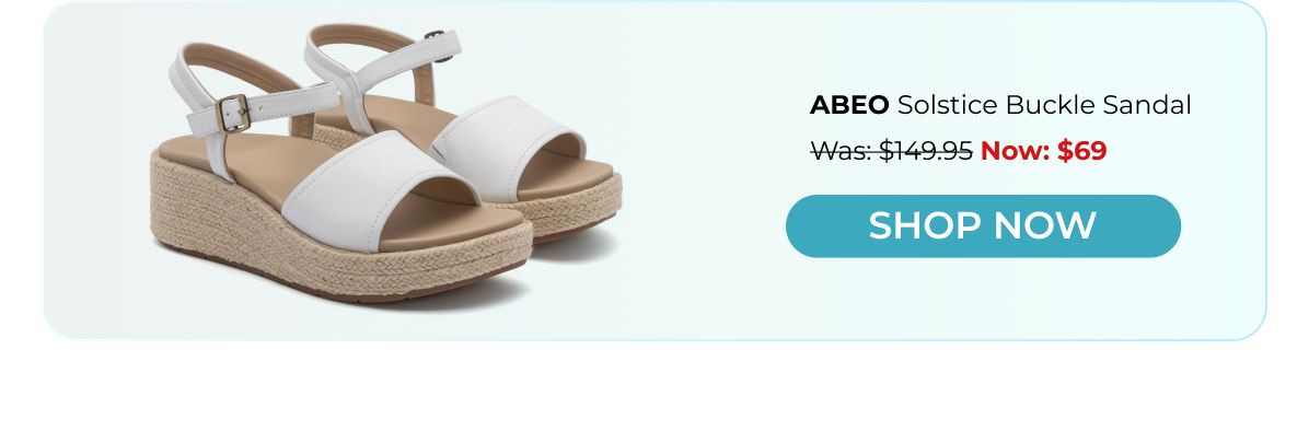 ABEO Solstice Buckle Sandal