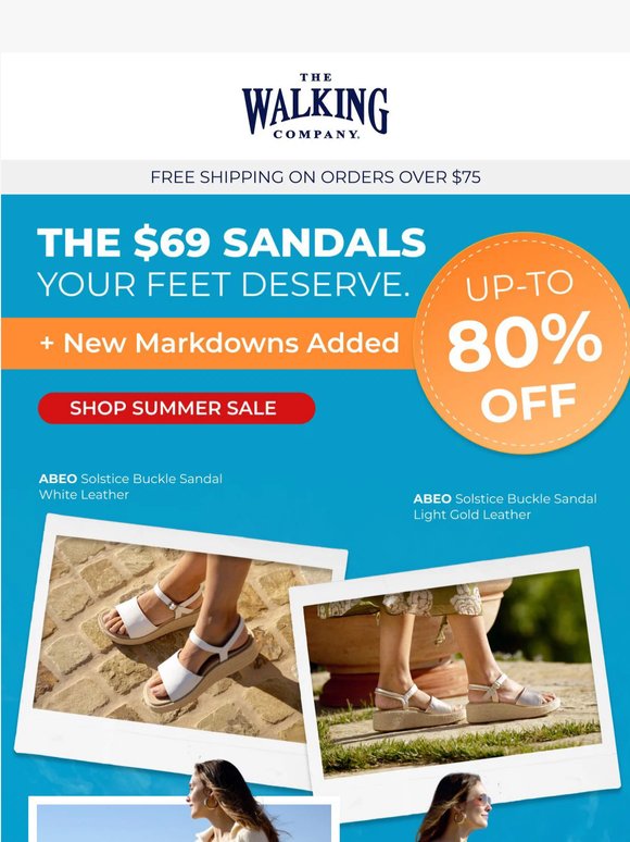 $69 Sandals & New Markdowns Just Added Up to 80% Off ✨