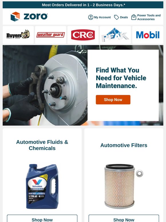 Shop essentials for cars, trucks, boats, and more.