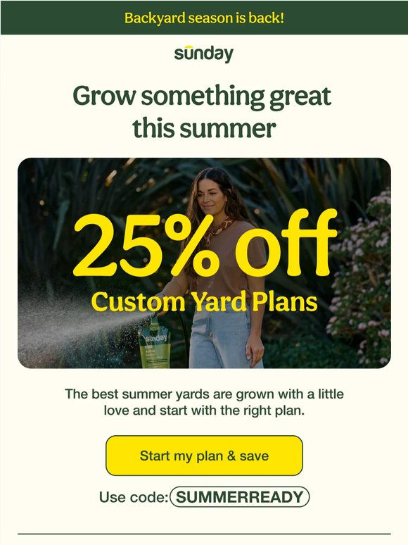Your Dream Backyard: Now 25% OFF