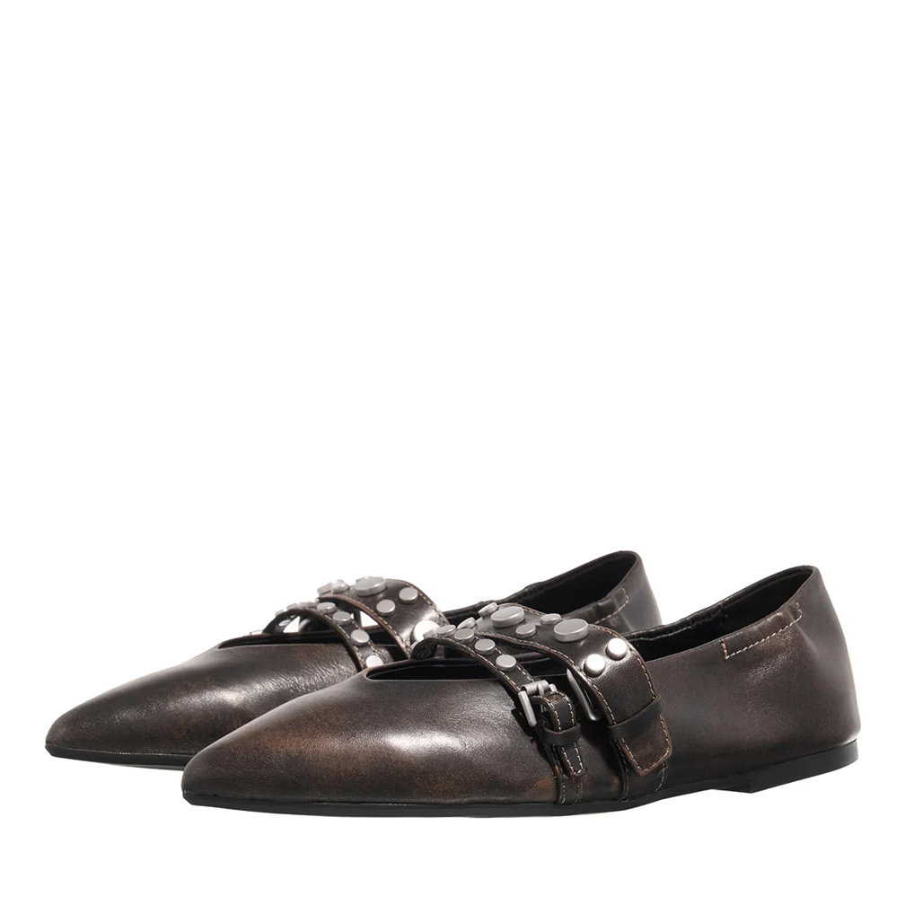 Ash Britney05 Black Ballerinas