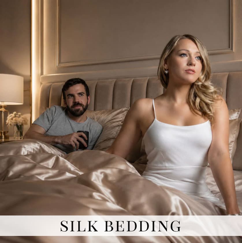 silk bedding 