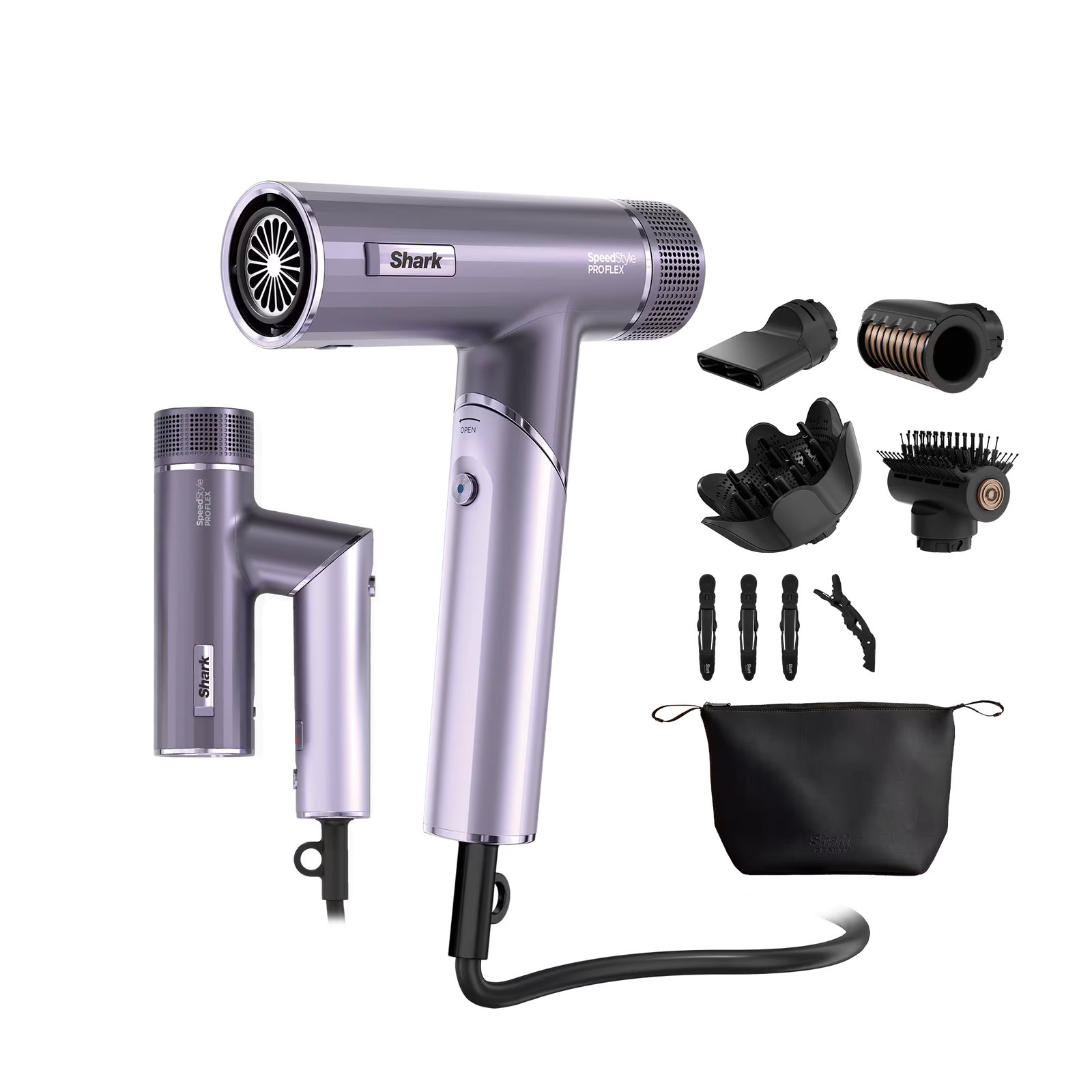 Shark SpeedStyle PRO FLEX 4-in1 High-Velocity Hair Dryer System Lilac Frost