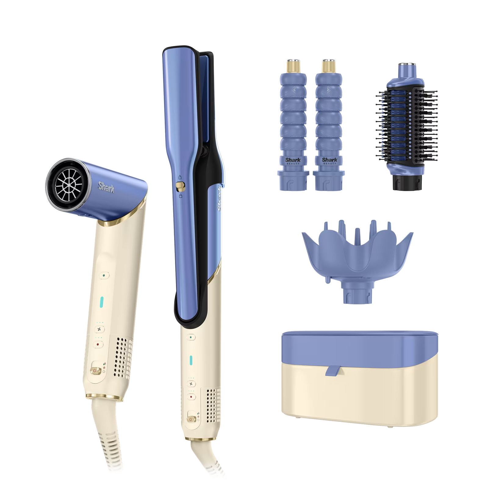 Shark Glam Ceramic & Air Styling and Drying System, Starlight Dream HD6042SUKPL