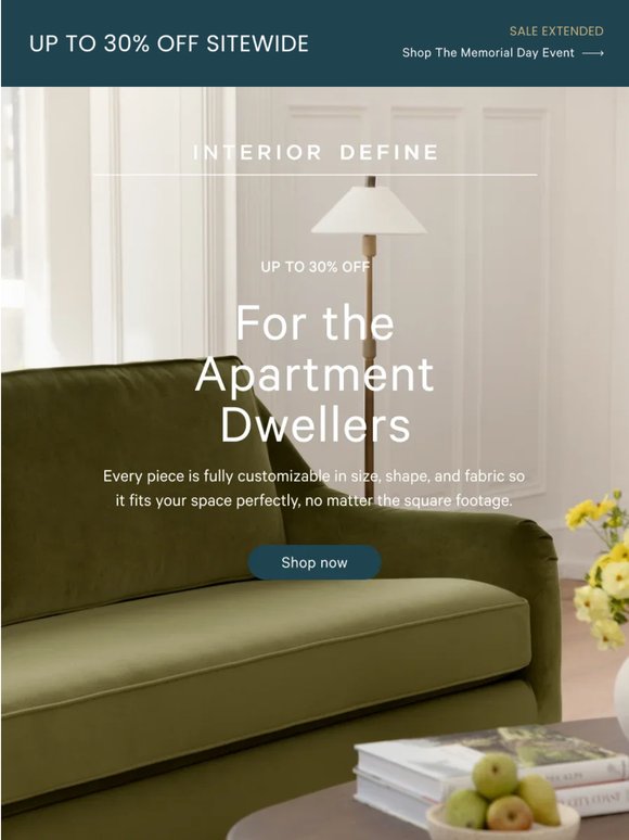 For the apartment dwellers