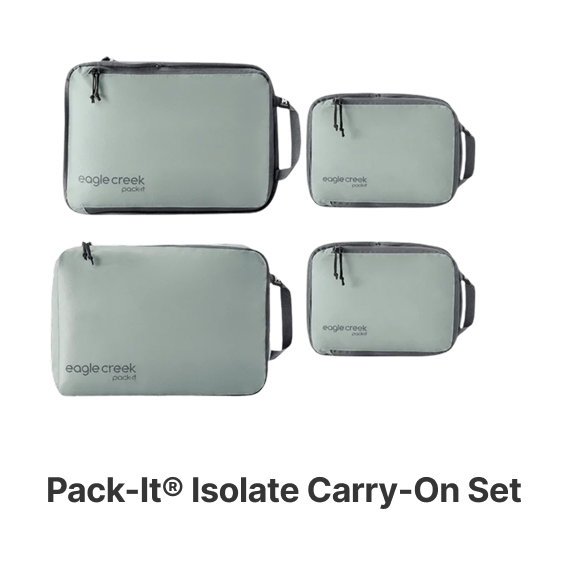 Pack-It® Isolate Carry-On Packing Cube Set