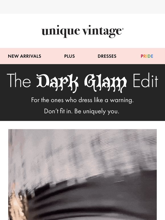 Hauntingly Good Swimsuits & All Things Dark Glam