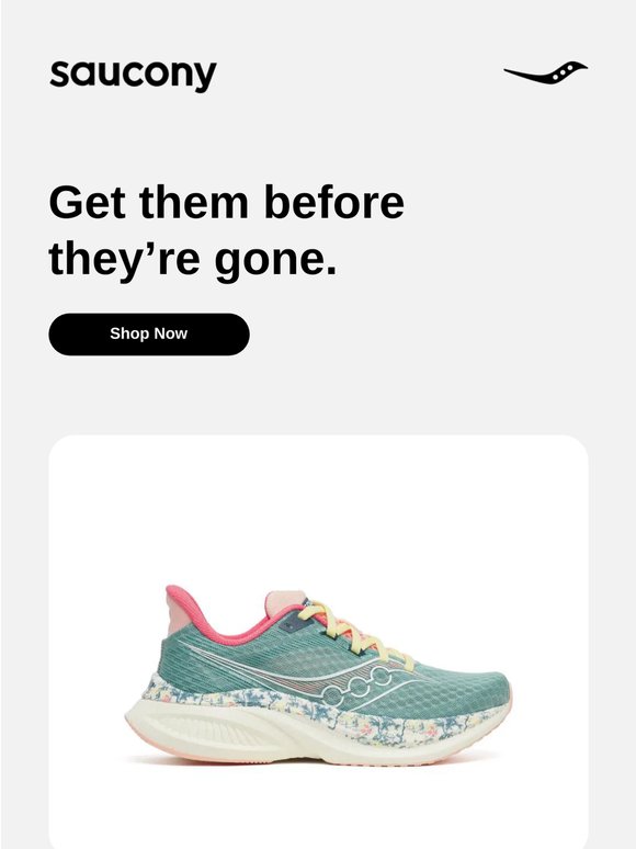 Running Low: Your shoes are almost gone