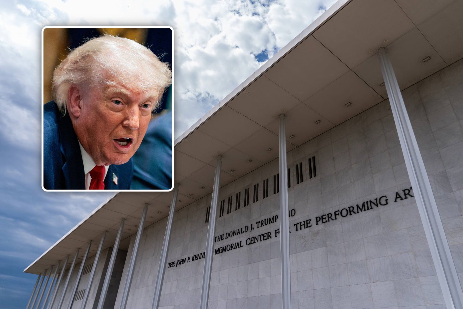 Rechter beveelt dat naam van Trump verwijderd moet worden van Kennedy Center